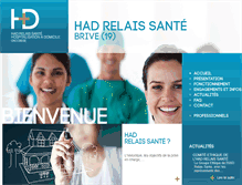 Tablet Screenshot of had-relais-sante.fr